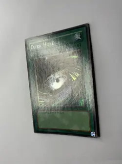 Yu-Gi-Oh! Dark Hole - Super Rare - LOB-E041 - Light Play - Image 3