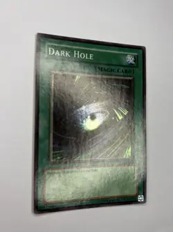 Yu-Gi-Oh! Dark Hole - Super Rare - LOB-E041 - Light Play - Image 4
