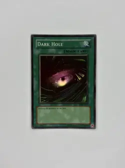 Yu-Gi-Oh! Dark Hole - Super Rare - LOB-E041 - Light Play - Image 5
