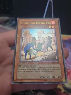 Yu-Gi-Oh A-Team Trap Disposal Unit RDS-EN033 Ultimate Rare 1st Edition MP - Image 5