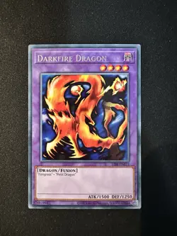 Yu-Gi-Oh! DARKFIRE DRAGON LOB-EN019 Rare NM/Mint (25th Anniversary) - Image 1