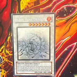 Yu-Gi-Oh! Black Rose Dragon CSOC-EN039 Ghost Rare Unlimited - Image 1