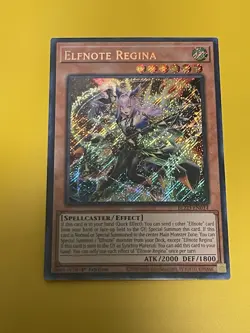 Yugioh Elfnote Regina BLZD-EN014 Secret 1st Ed Pack Fresh - Image 1