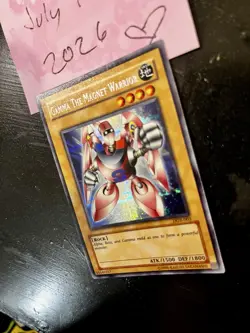 Yu-Gi-Oh! Gamma the Magnet Warrior DOR-003 Duelist of the Roses Secret Rare Hol… - Image 1