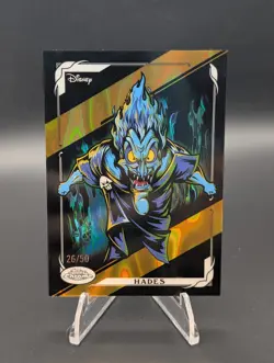 2026 Topps Chrome Disney Neon Villains Hades /50 #NV-2 - Image 1