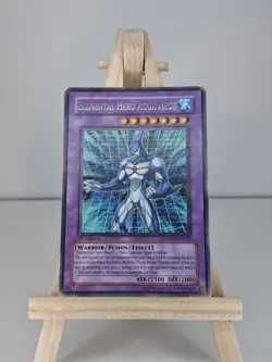 YuGiOh! TCG Elemental Hero Aqua Neos 1st edition Jaden Yuki 2 DP03-EN012 Rare LP - Image 1