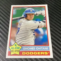 2025 Topps 1976 Heritage #148 Shohei Ohtani Los Angeles Dodgers NL All Star Mint - Image 1