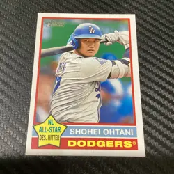 2025 Topps 1976 Heritage #148 Shohei Ohtani Los Angeles Dodgers NL All Star Mint - Image 5
