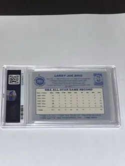 1984-85 STAR LARRY BIRD ALL-STAR #2 PSA 7 RARE CELTICS HALL OF FAMER - Image 2