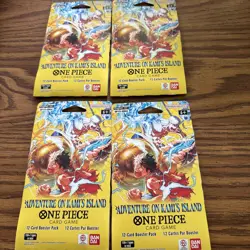 4 Booster Packs English One Piece OP15 Adventure On Kami’s Island - Image 1