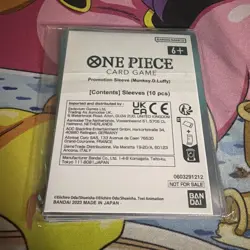 One Piece TCG Promotion Don Sleeves (Monkey.D.Luffy) 10-pack New Sealed - Image 2