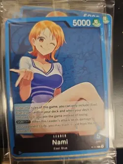 One Piece Promo Nami Blue Leader P-117 English Sealed East Blue Mill 2025 New - Image 1