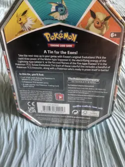 Pokemon TCG: Eevee Evolutions Tin - Vaporeon V - New! Sealed! - Image 2