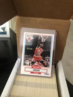 90-91 Fleer Basketball Complete Set #1-198 w/ Jordan - Robinson NM - Image 2