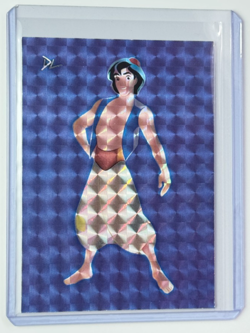 Aladdin Limited Edition Artist Signed “Disney Icon” Refractor Trading Card 1/1 - Image 1