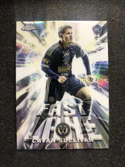 2025 Topps Chrome MLS Cavan Sullivan #FL-1 Fast Lane Refractor RC Rookie - Image 1