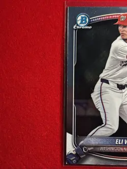 Eli Willits 1st Bowman Chrome Prospect BDC-1 Nationals - Image 2