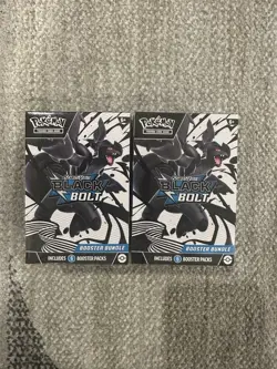 Pokemon TCG Black Bolt Booster Bundles - Lot of 2 Sealed - Image 1