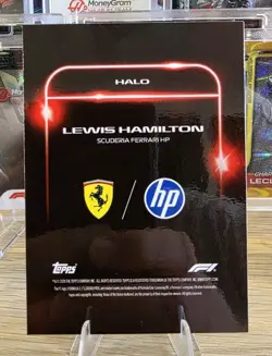 2026 Topps Formula 1 F1 Lights Out Lewis Hamilton HALO Helmet Card - Image 2