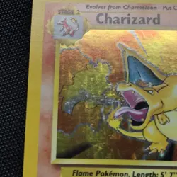 Charizard 4/102 Base Set Holo Rare Pokemon Card MP Condition - Image 3