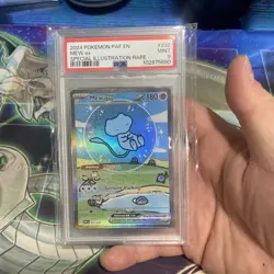 PSA 9 Bubble Mew EX 232/091 Special Illustration Rare MINT Graded Pokemon TCG - Image 1