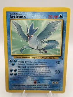 1999 Pokemon TCG Articuno Fossil 17/62 Unlimited Rare Non-Holo Card NM WotC - Image 2