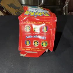Charizard 23k Gold Burger King Pokemon Card Box destroyed sadly - Image 3