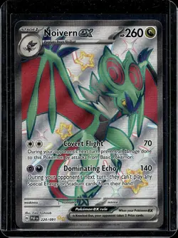 Noivern ex 220/091 Ultra Rare Full Art Paldean Fates NM Pokemon Card SV4.5 - Image 1