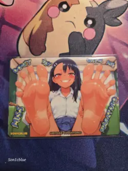 Hayase Nagatoro Don't Toy with Me Miss Nagatoro Custom Glow Waifu Card Feet Art9 - Image 1