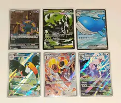 Pokemon TCG Pitch Black ex IR Lot Mega Darkrai Wailord Silvally Armarouge 6 Card - Image 1