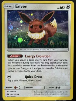 Partial SWIRL 🌀 Eevee - 101/149 Miscellaneous Cards & Products Cosmos Holo NM- - Image 3