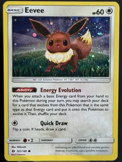 Partial SWIRL 🌀 Eevee - 101/149 Miscellaneous Cards & Products Cosmos Holo NM- - Image 4
