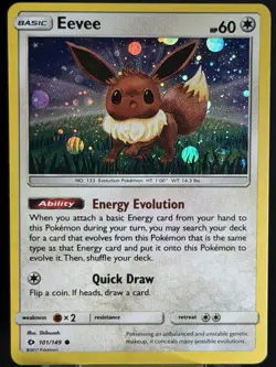 Partial SWIRL 🌀 Eevee - 101/149 Miscellaneous Cards & Products Cosmos Holo NM- - Image 5