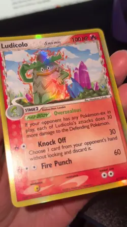 UNGRADED Pokemon Ludicolo (6/100) - Crystal Guardians DELTA SPECIES HOLO CARD - Image 2