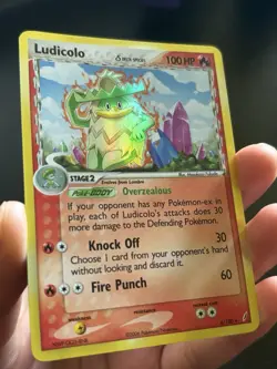 UNGRADED Pokemon Ludicolo (6/100) - Crystal Guardians DELTA SPECIES HOLO CARD - Image 4