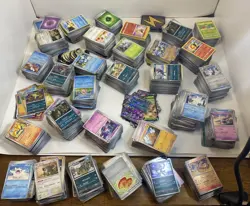 (5500+ CARDS!) Pokemon TCG Bulk Lot Reverse Holo Holo Rare Common Promo ex - Image 1