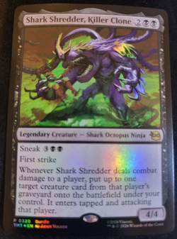 Holo Foil Shark Shredder, Killer Clone # 320 - TMNT - TMT - MTG Cards Magic - Image 1
