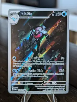 Palafin 225/91 Illustration Rare Holo Pokemon Palden Fates - Image 1
