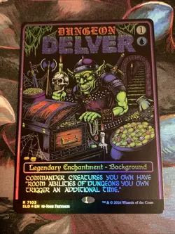 Dungeon Delver Secret Lair Drop Foil Rare MTG Magic: The Gathering - Image 1