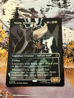 Storm, Windrider - Foil - Borderless Marvel Super Heroes - Image 2