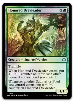 Honored Dreyleader #178 (Foil) (NM) Bloomburrow BLB Magic MTG - Image 1