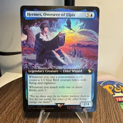 Hermes, Overseer of Elpis (Extended Art) FINAL FANTASY MTG Foil Plus Bonus Rare! - Image 1