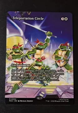 Teleportation Circle (Borderless) TMNT, Magic the Gathering, MTG **NEW** - Image 1