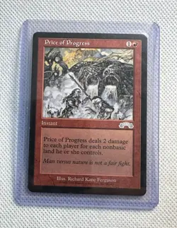 Wizards of the Coast MTG Price of Progress Exodus Regular English #95 - Image 1