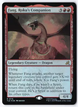 Fang, Roku's Companion 115 Foil Avatar: The Last Airbender: Eternal-Legal - Image 1