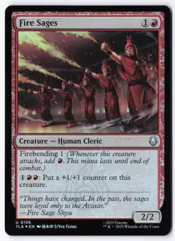 Fire Sages 136 Foil Avatar: The Last Airbender - Image 1