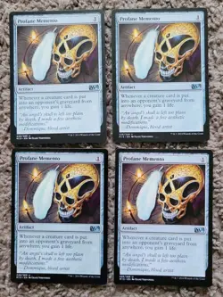 4x Magic Profane Memento 226 M15 NM MTG Playset NM-LP Regular - Image 1