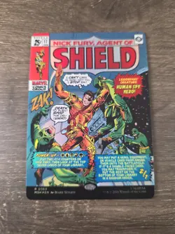 MTG Nick Fury, Agent Of SHIELD Foil Marvel Super Heroes MSH 0389 #389 Comic - Image 1