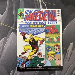 MTG - Daredevil, Man Without Fear - Comic Cover / Borderless FOIL - MSH #398 - Image 1