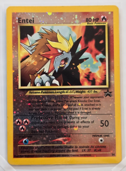 Entei 34/53 Promo Reverse Holo w/SWIRL LP Pokemon TCG - Image 1